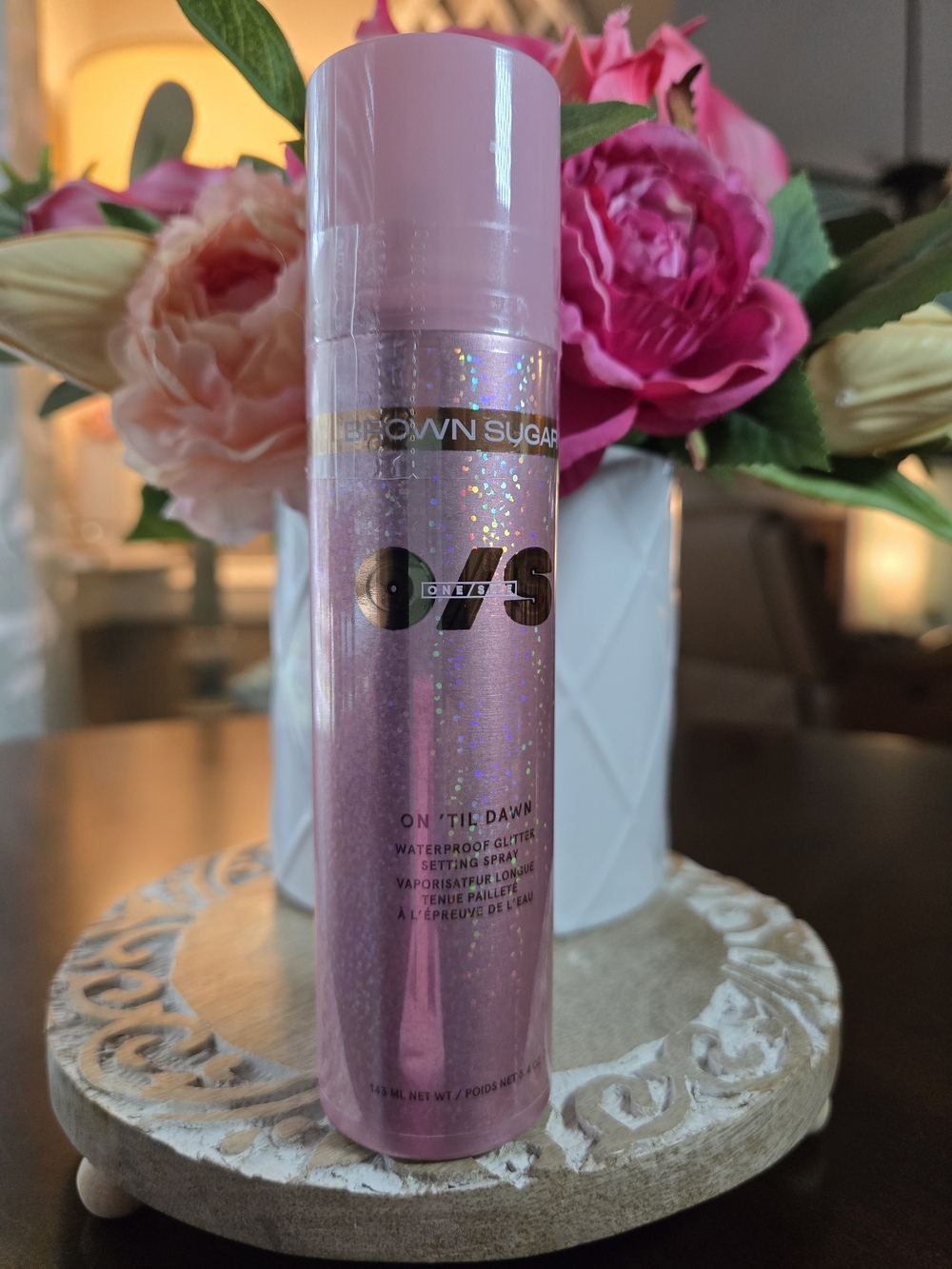 ONE/SIZE On 'Til Dawn Glitter Setting Spray - Brown Sugar